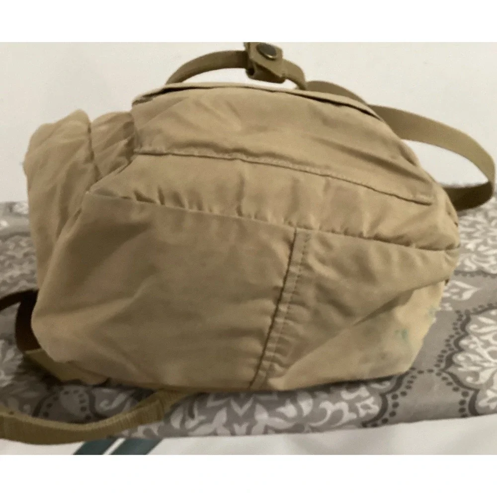 Fjallraven Tan Backpack with Iconic Design
